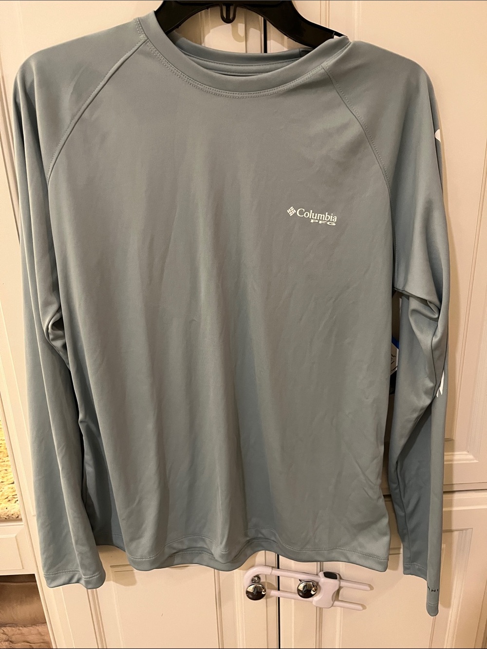 Columbia Light Blue Long Sleeve Performance Tee